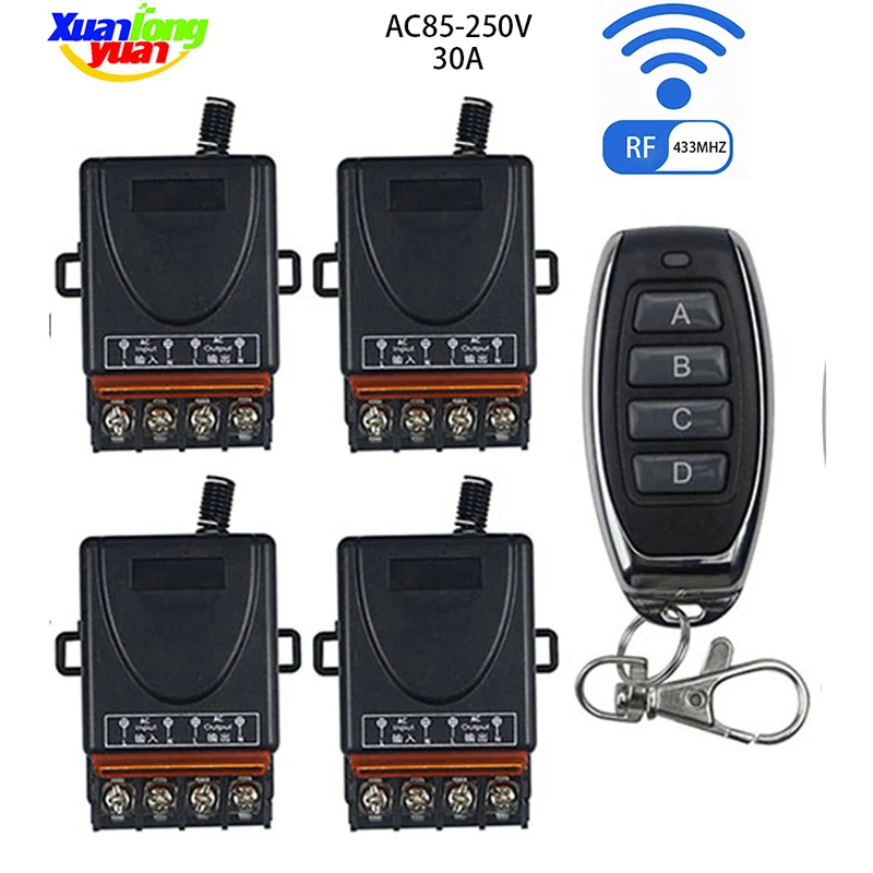433 МГц высокой мощности беспроводной пульт дистанционного управления переменный