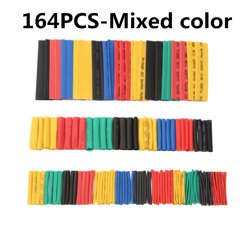 

Набор термоусадочной трубки GOODGOODDER 164 шт.