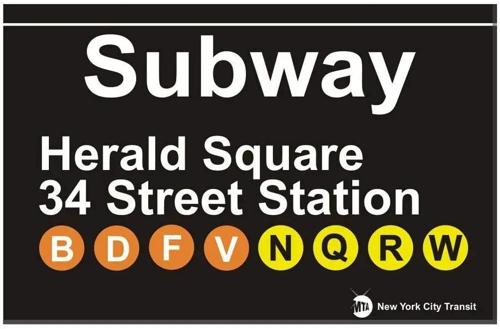 Мировой торговый центр метро Нью-Йорк металлический знак метро 8x12 дюймов
