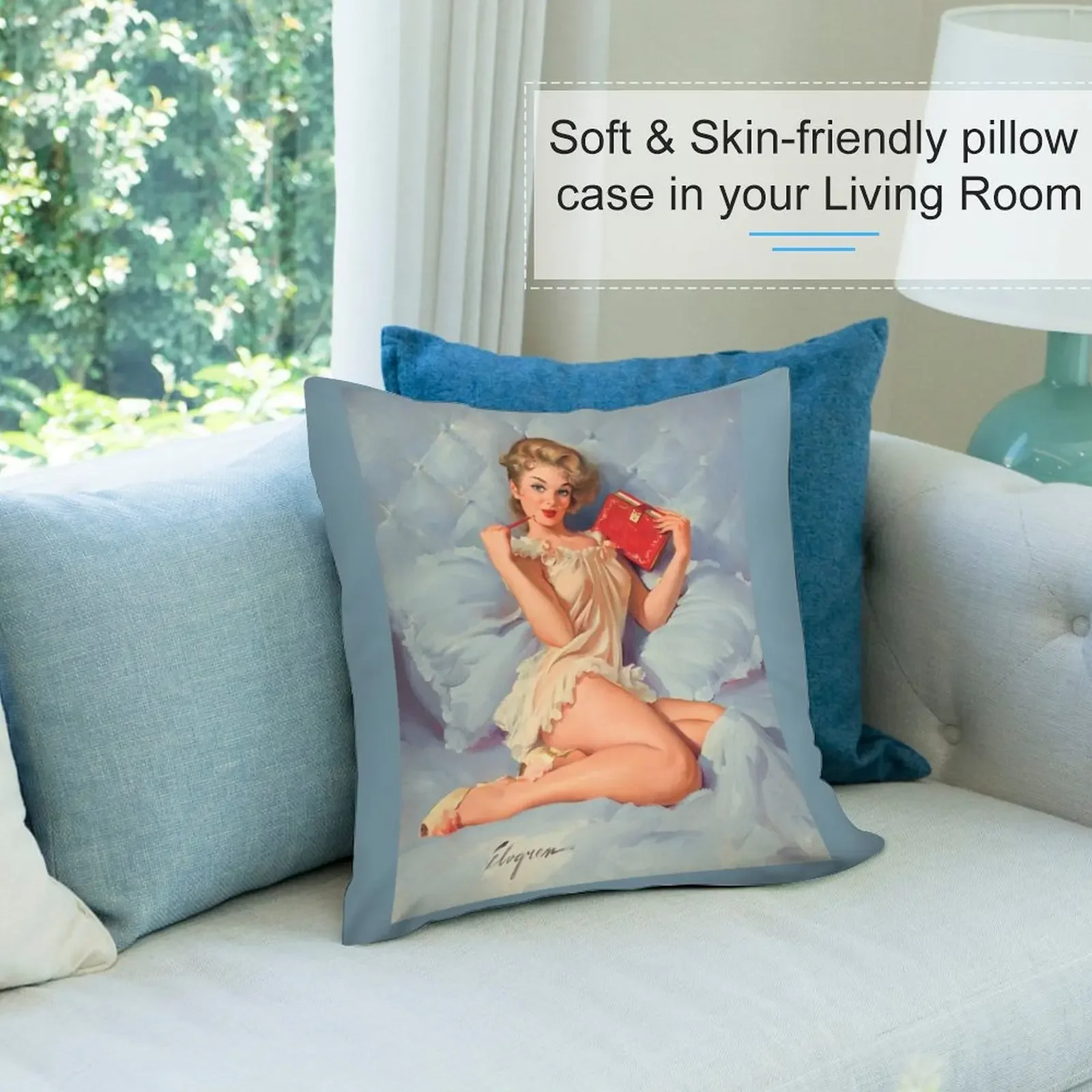 Наволочка Pin Up Girl - Gil Elvgren