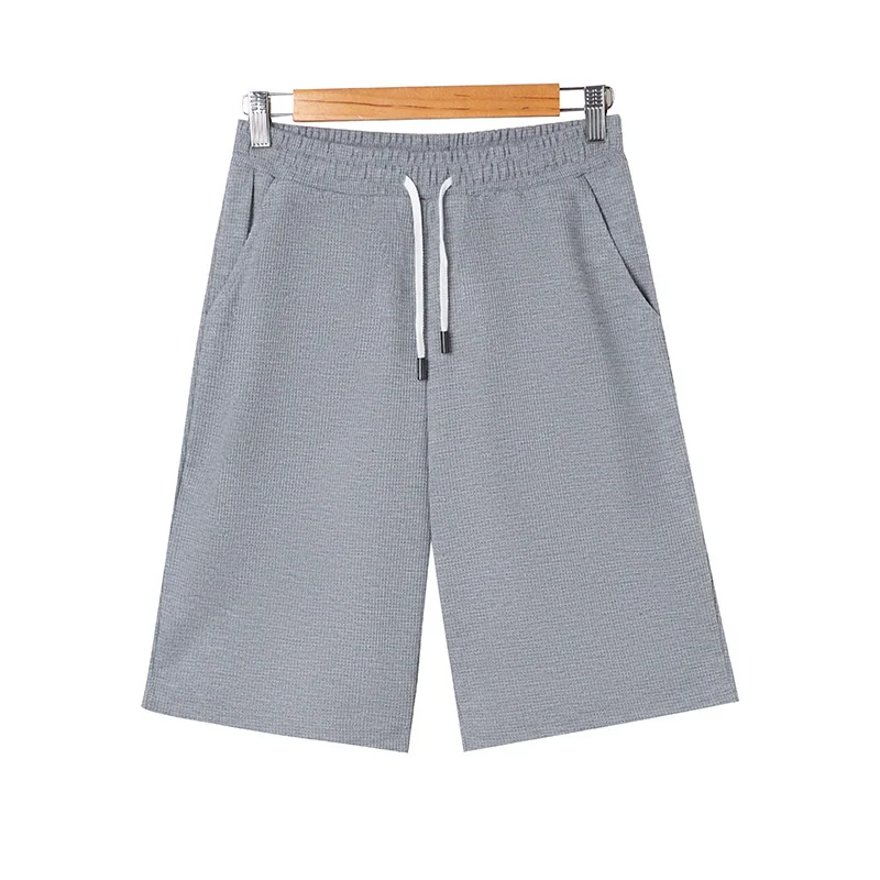 

Летние мужские короткие брюки Walf из клетчатой ткани с эластичной резинкой на талии, спортивная одежда для бега, размера плюс шорты, пляжная одежда для мальчиков 3xl 4xl