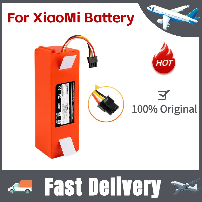 

Air Transport Replacement Battery P2051-4S1P-MM for Xiaomi Mijia Mi Vacuum Cleaner Sweeping Mopping Robot