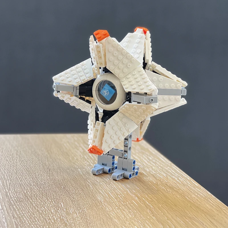 

MOC Ideas креативная Destiny 2 Ghost-игра серии Destiny, Сборная модель персонажа, строительные блоки, игрушки для детей, праздничный подарок