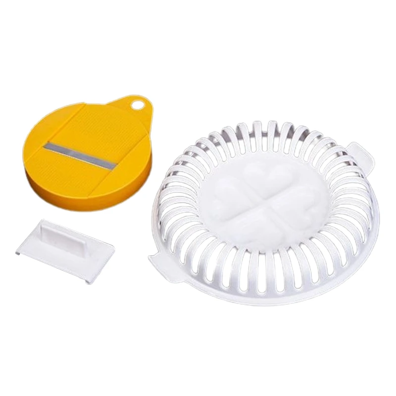 

Kitchen Slicers Microwave Homemade Potato Chip Roaster Potato Slicer Baking Potato Chip Holder Microwave Use PP Material