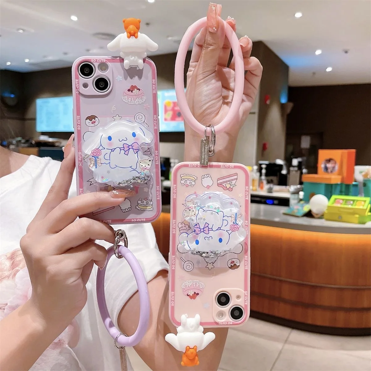 

Sanrio Cinnamoroll Phone Case For iPhone 14 13 12 11 Pro Max Mini XR XS MAX 8 X 7 SE Ladie Girls Anti-drop Soft Silicone Cover