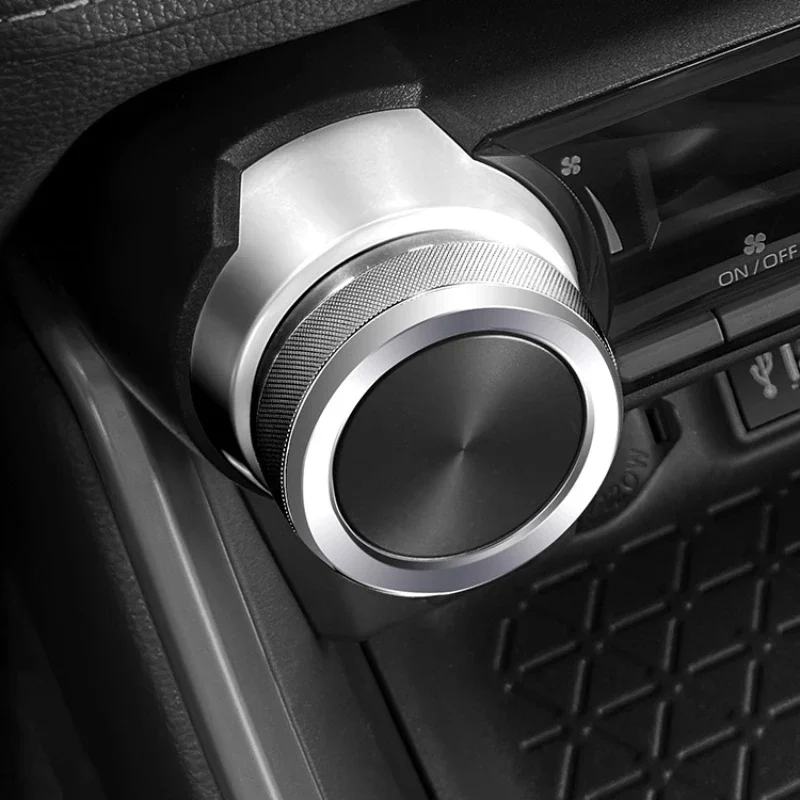 Фото Для Toyota Rongfang Rav4 ручка кондиционера яркий круг Willanda ручка управления переключатель украшение интерьера модификация №3