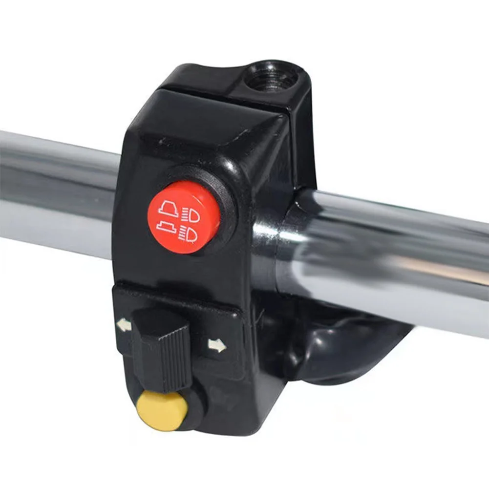 

Turn Light Switch Motorcycle Switch Garden Indoor 10A 12V 7*3*3.5CM ABS Plastic Accessories Black DC Handlebar