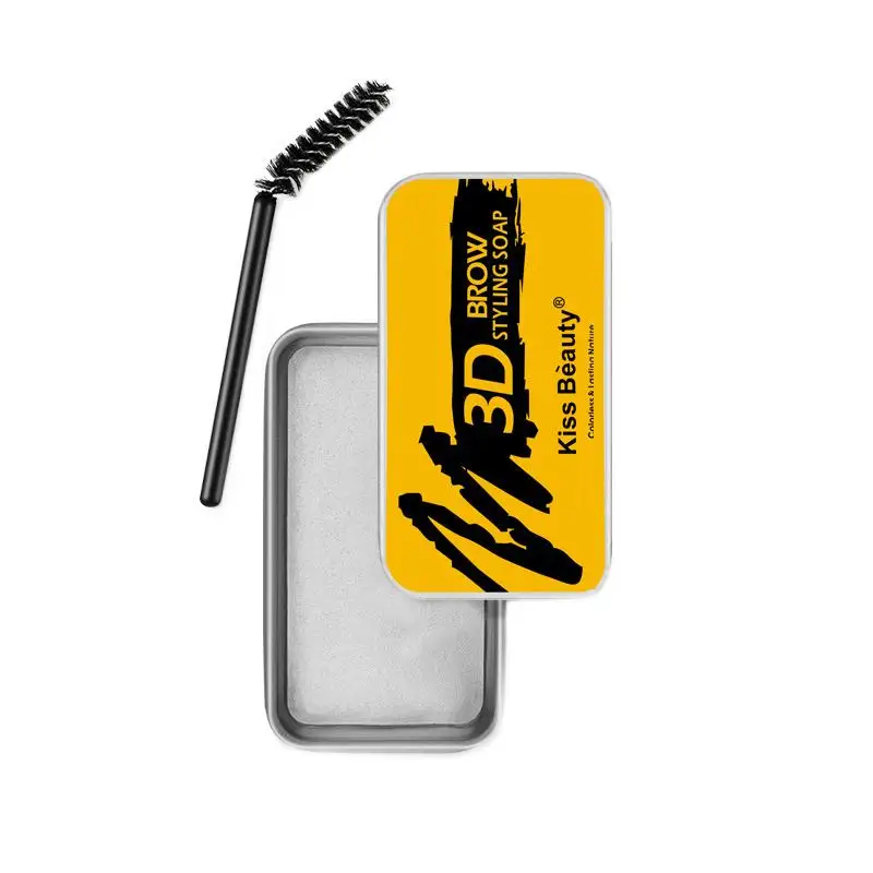 

Eyebrow Styling Gel Brows Wax Waterproof Long-Lasting 3D Feathery Wild Brow Styling Soap Eyebrow Makeup