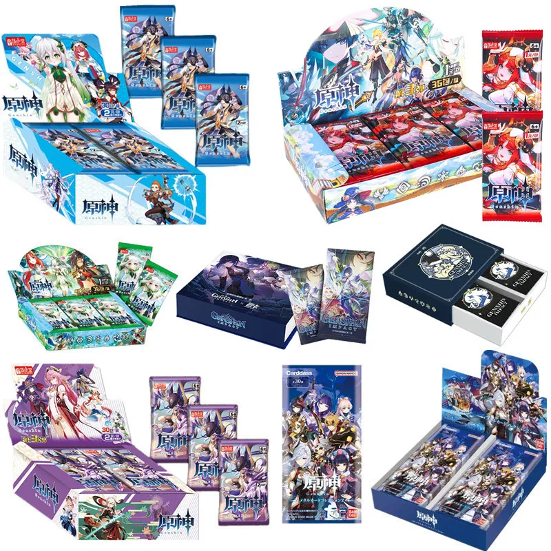 

New Genshin Impact Card Limited Collection Card Board Game Card Goddess Card Collector's Edition Commemorative Edition Card