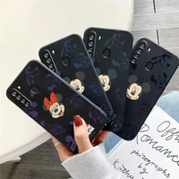 disney fashion mickey mouse phone case for samsung galaxy s20 s20fe s20 ulitra s21 s21fe s21 plus s21 ultra soft coque black