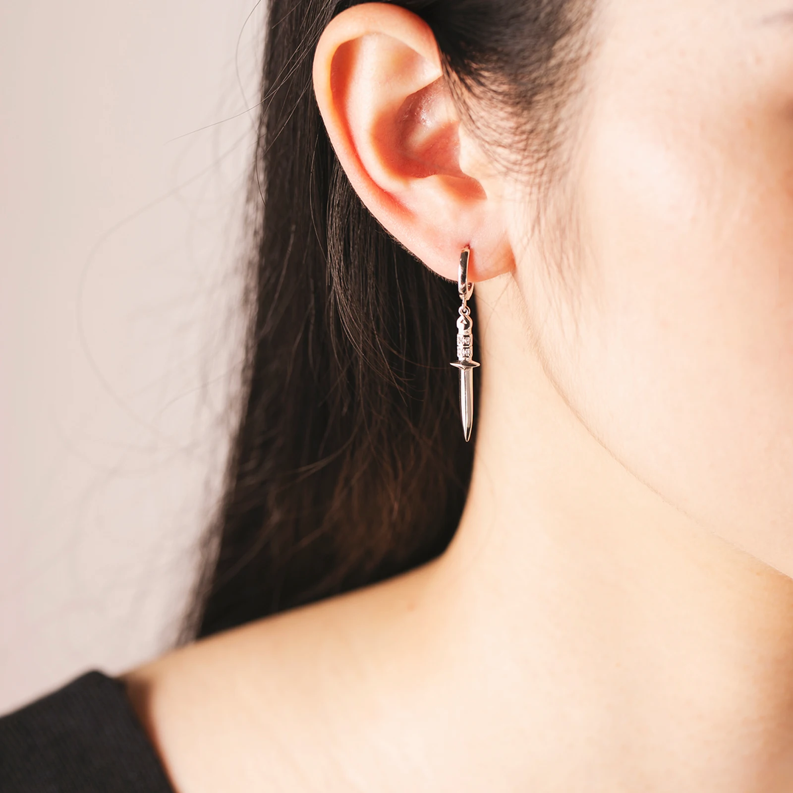 Серьги-капельки ANDYWEN с круглыми стрелками серебристые золотистые серьги для