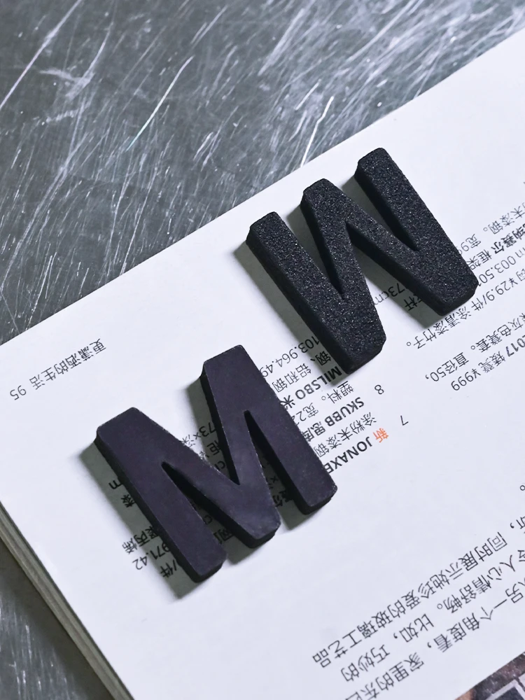 Креативные магнитные знаки с буквами индивидуальные фианиты цифровым логотипом