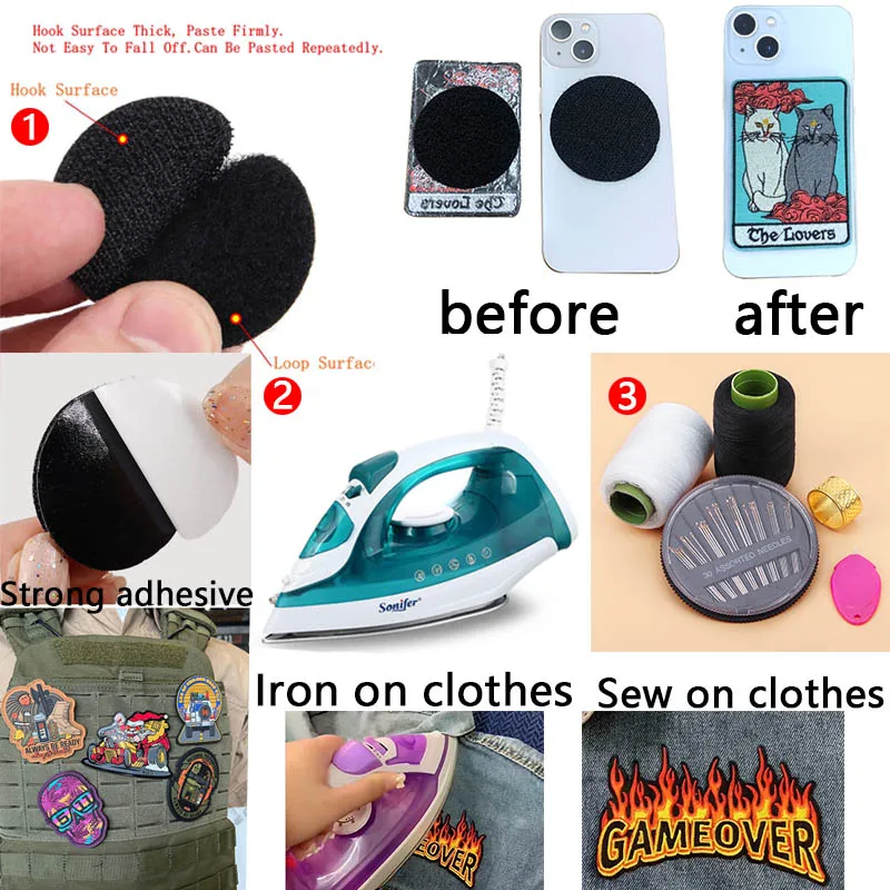 Вышитый нашивка для путешествий приключений, наклейка на одежду "Горы, космос, природа" с полоской-железкой.