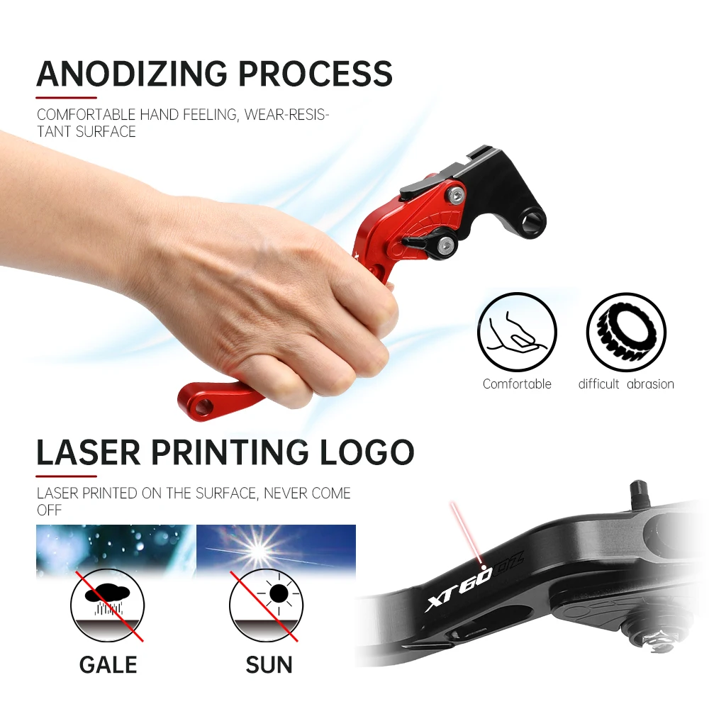 Короткие тормозные рычаги сцепления с ЧПУ для мотоцикла аксессуары YAMAHA XT600E 1990-2002