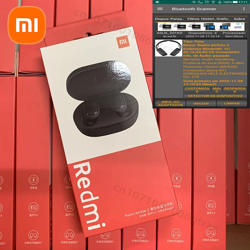 

Xiaomi New Redmi AirDots 2 TWS Bluetooth 5.0 Noise Reduction with Mic AI Control AirDots 3 True Wireless Headset Christmas Gifts
