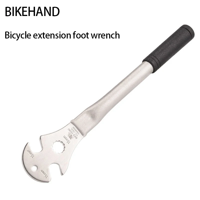 

BIKEHAND Mountain Bike Extended Foot Wrench Highway Bicycle Professional Foot Loading and Unloading Tool YC-163L