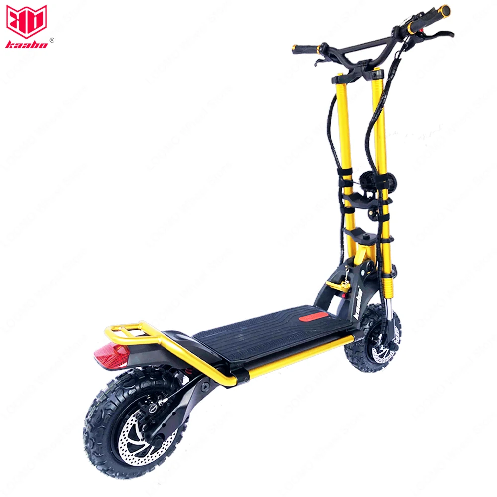 Электрический скутер Kaabo Wolf King + 72 в 28 А · ч 11 дюймов 1500 Вт * 2 100 км/ч | Спорт и