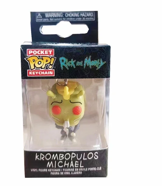 Funko pop KROMBOPULOS MICHAEL Pendant Cartoon Character keychain action Toys for Kids Children