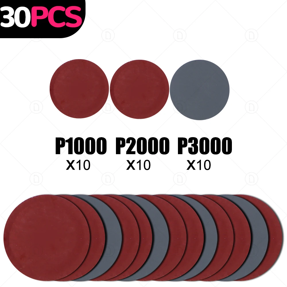 

2, 3, 4, 5, 6 дюймов, круглый диск наждачной бумаги, абразивная полировальная подушечка, шлифовальный лист, набор для полировки, зернистость, бумажные диски, зернистость 60-5000