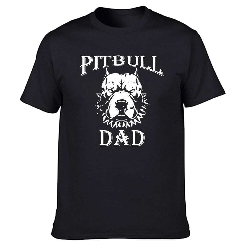 

Funny Pitbull Dad T Shirts Pit Bull Dog Pet Lover Fathers Day Graphic Cotton Streetwear Short Sleeve Harajuku T-shirt