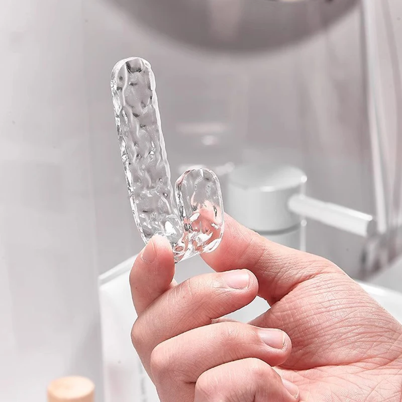 Роскошный акриловый настенный крючок для домашнего декора прочная клейкая