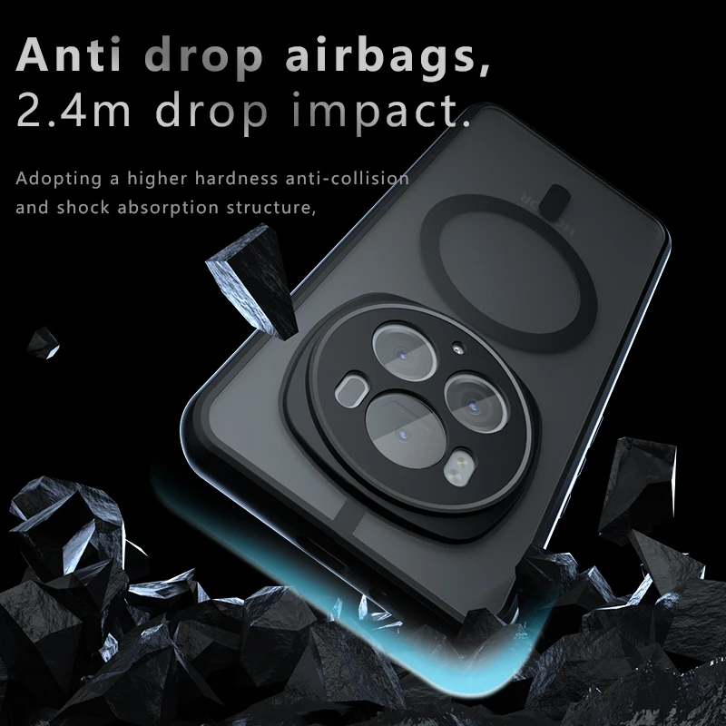 Для Honor Magic 6 Pro Чехол Магнитный чехол с защитой от падения из жесткого