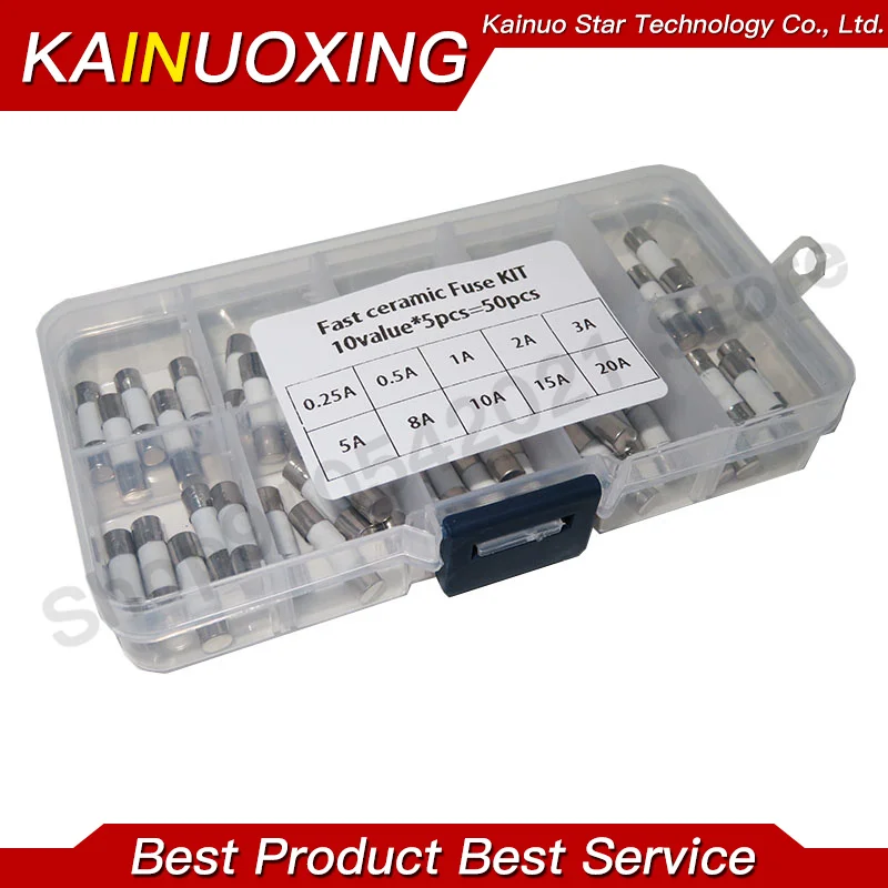 

Набор керамических предохранителей KAINUOXING 250В