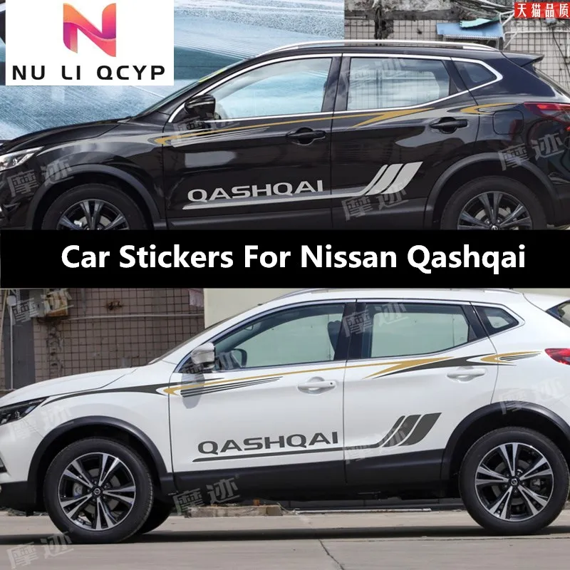 

New Car Stickers For Nissan Qashqai 2008-2022 Body Appearance Decoration Personalized Custom Fashion Sports Decals Film