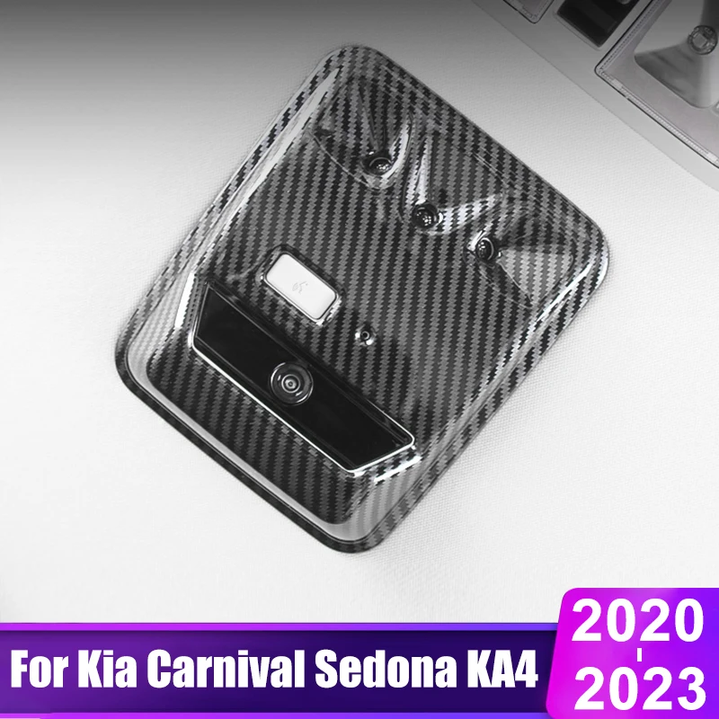 

For Kia Carnival Sedona KA4 2020 2021 2022 2023 Car Rear Reading Light Frame Roof Lamp Decoration Cover Interior Accessories