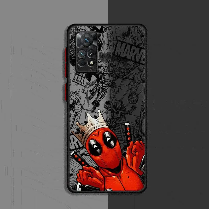 Милый чехол для телефона Marvel Дэдпул Xiaomi Redmi 13C1 2 5G 10C 12C 9 10 9A 9T 9C A1 A2 Plus K40 Pro