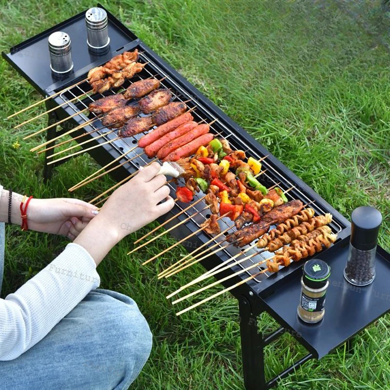 Домашняя уличная плита для пикника портативная стойка приправ угольная Gridiron Tungku