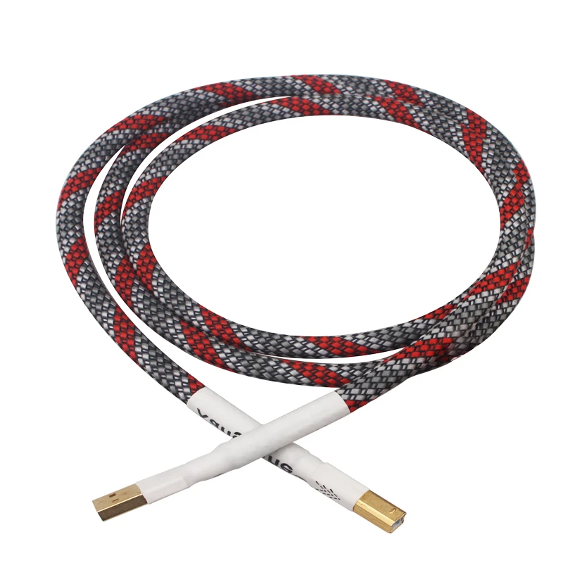 

Высококачественный USB-кабель от A до B, Посеребренная однокристальная медная звуковая карта, миксер DAC, цифровая линия передачи данных и аудио