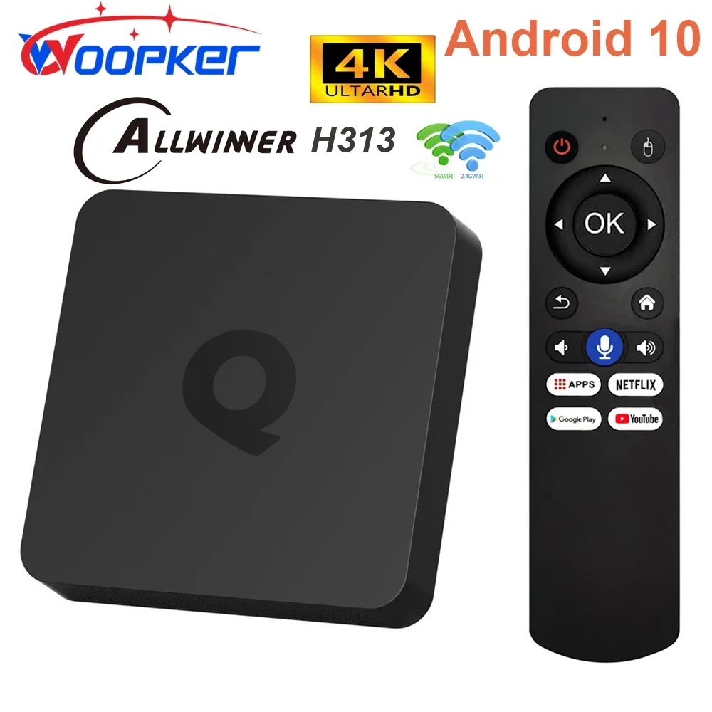 Woopker Smart TV Box Q1 ATV Allwinner H313 Android 10 2 ГБ 16