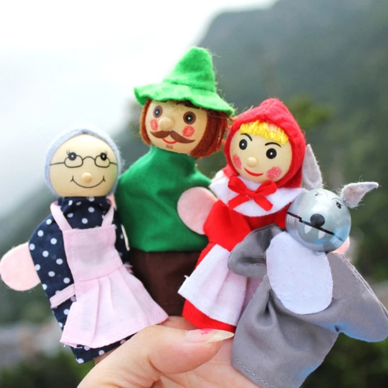 

Милые Мини-куклы на палец в форме животного, кукла на палец для малышей, обучение