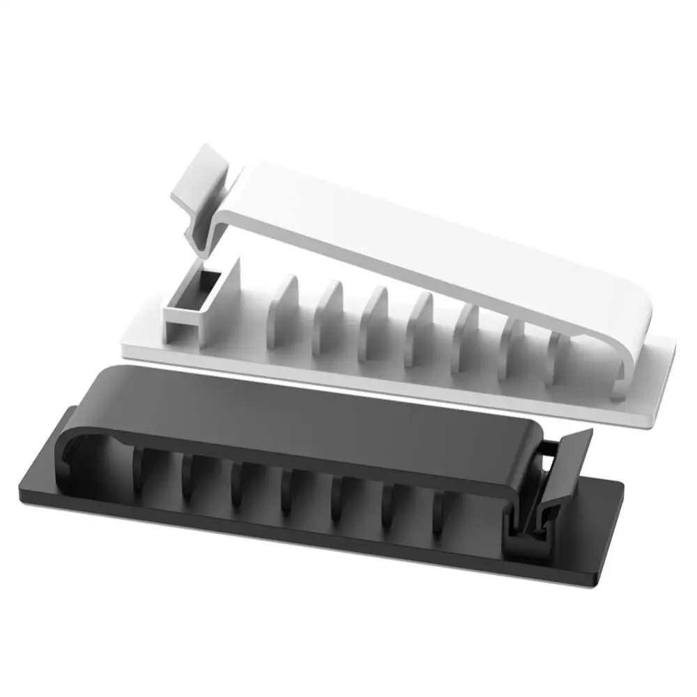 

Flexible Silicone Usb Cable Winder Cable Holder Management Clips Cable Cord Wire Organizer Cable Holder Clips Wire Organizer