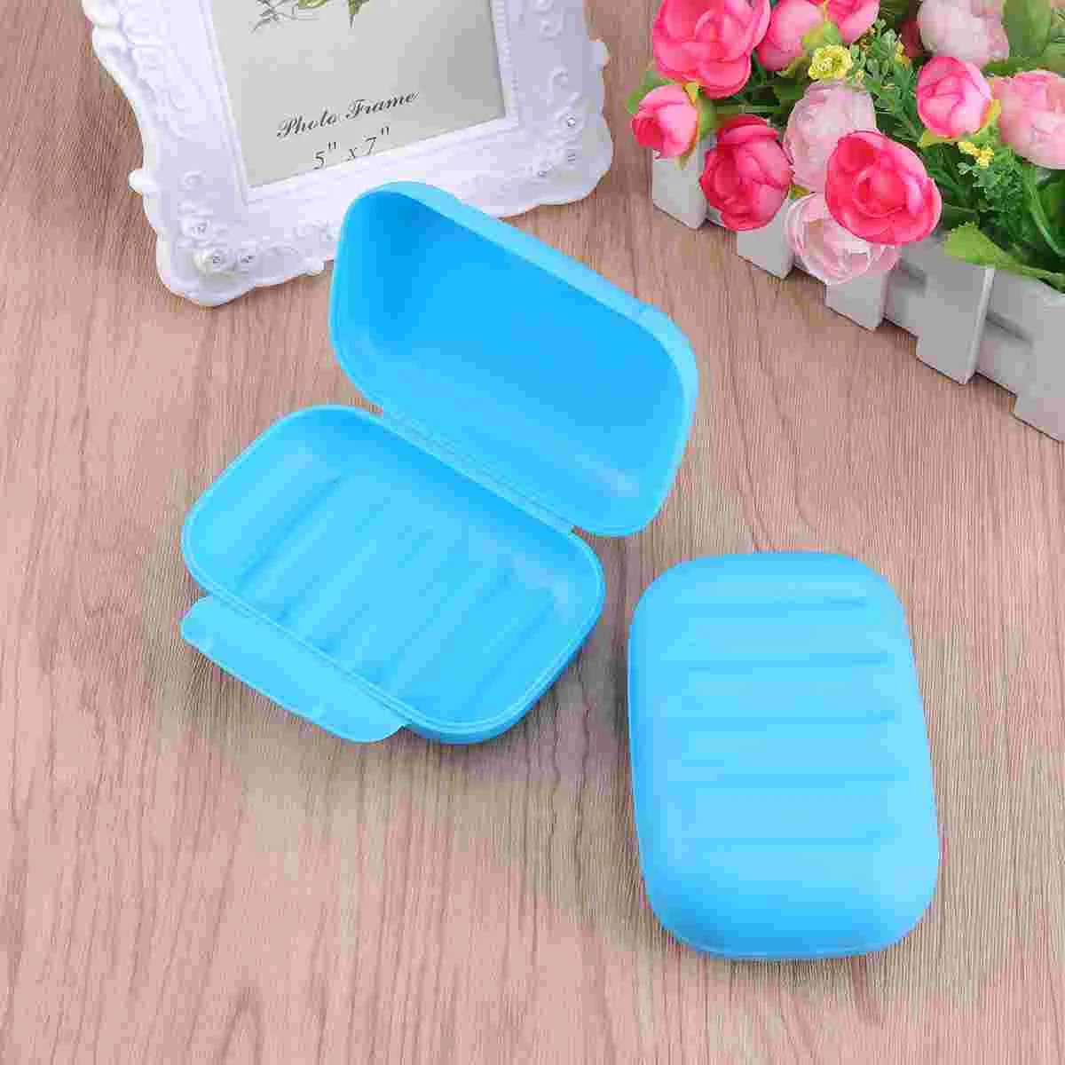 

Soap Holder Travel Case Box Container Bardishlid Shower Saver Savers Portable Dishes Bathroom Tray Wall Mounted Cover Lock