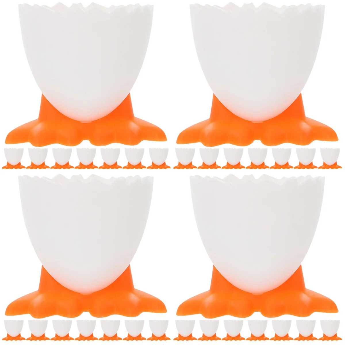 

Egg Cups Boiled Holder Soft Eggs Kids Poached Funny Holders Set Cup Poaching Topper Cute Chicken Poacher Novelty Breakfast