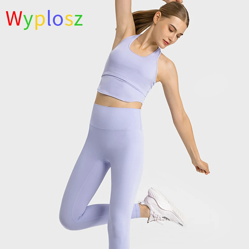 Wyplosz Sports Bras Winter Fitness Workout Comfortable Shockproof Stretch Top Nylon Vest Back High Strength Soft Skin Friendly