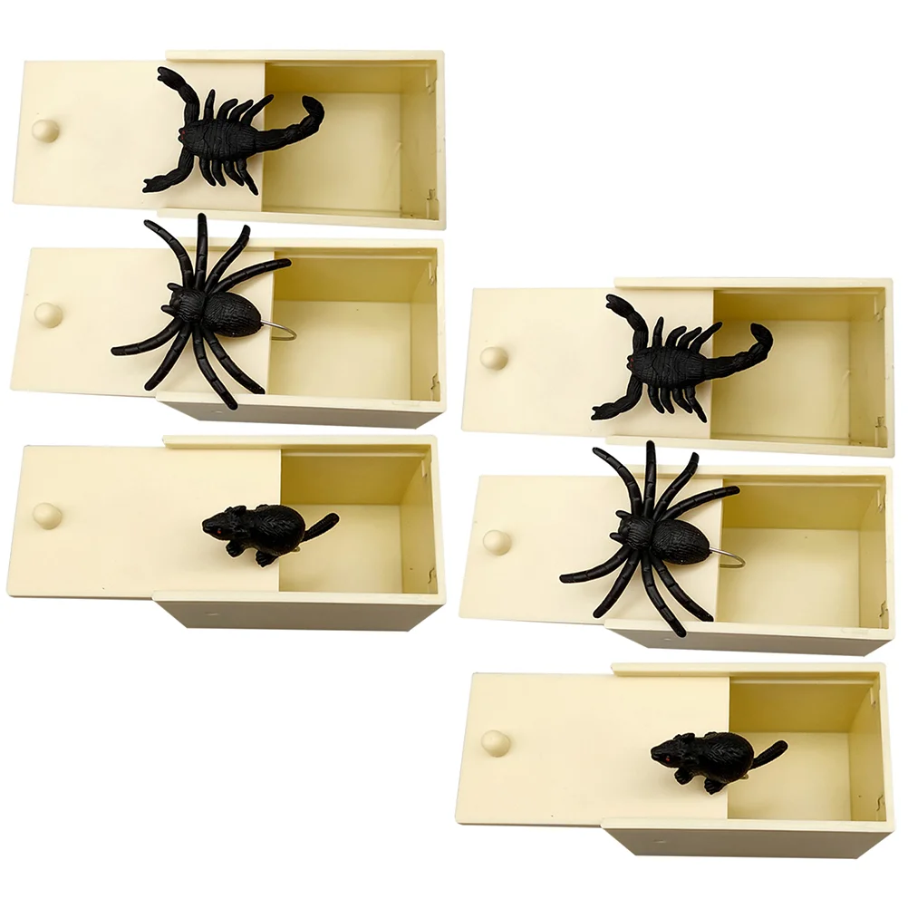 

Halloween Manipulative Props Insect Prank Toy Wooden Toys Taste Fake Mouse Plastic