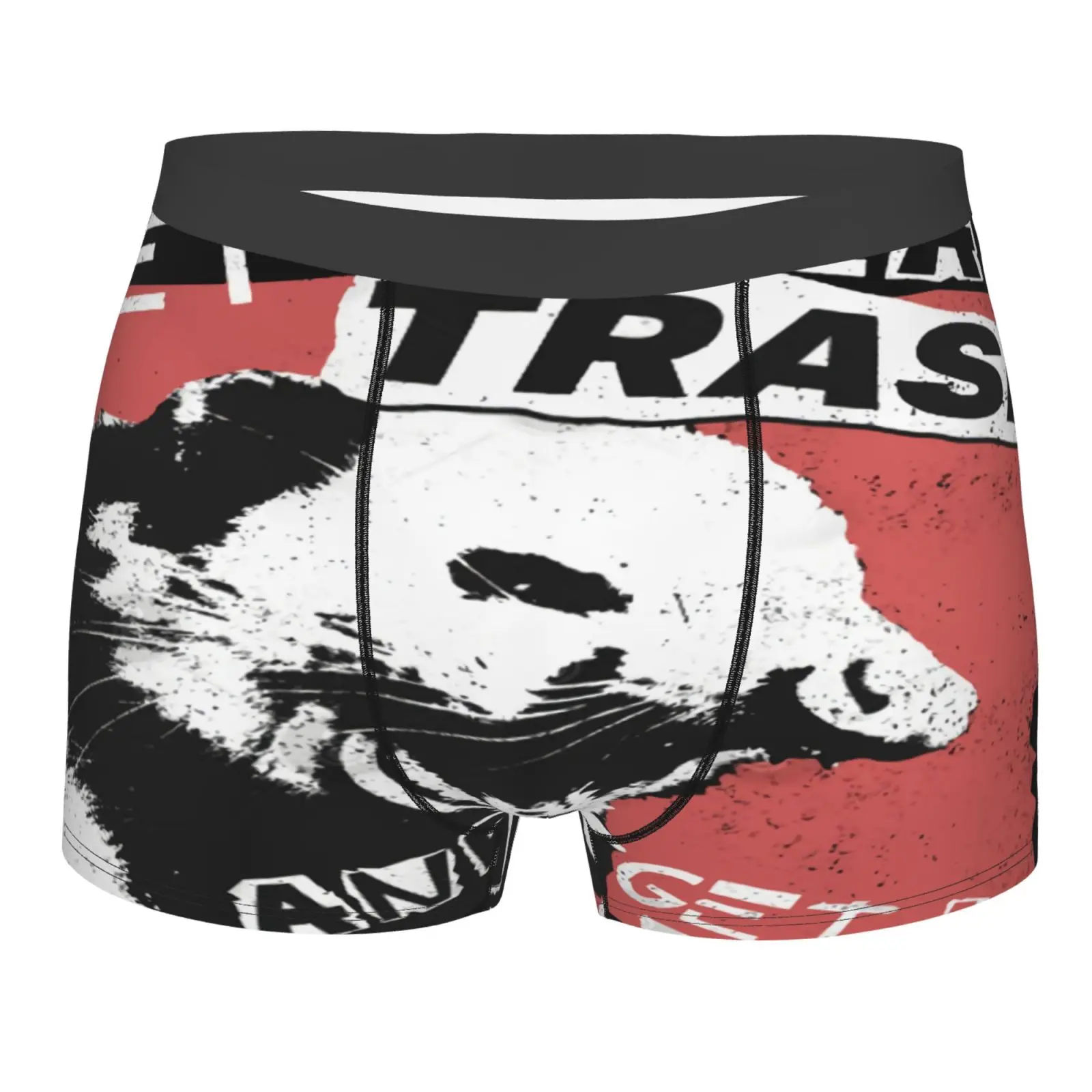 

Трусы-боксеры мужские из полиэстера, соблазнительные, красные