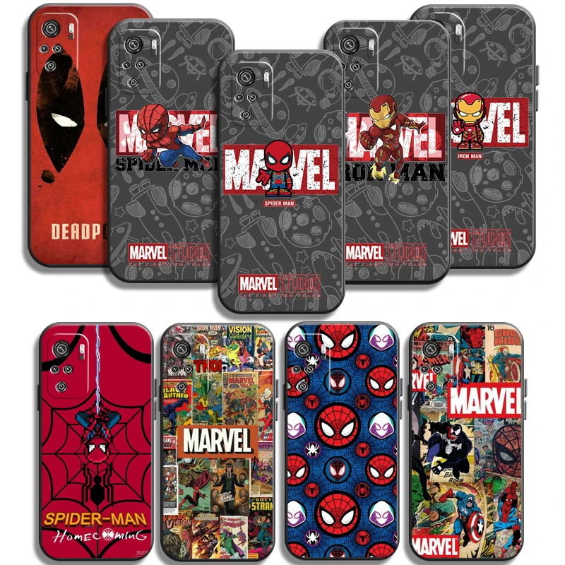 

Marvel Iron Man Spiderman Phone Cases For Xiaomi Redmi Redmi 7 7A Note 8 Pro 8T 8 2021 8 7 7 Pro 8 8A 8 Pro Cases Carcasa