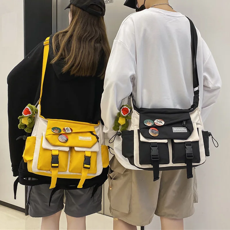 

Crossbody Bags for Women Harajuku Diagonal Female Youth Nylon Handbags Shoulder Bag Fashion Canvas Messenger Bag Bolso Mujer