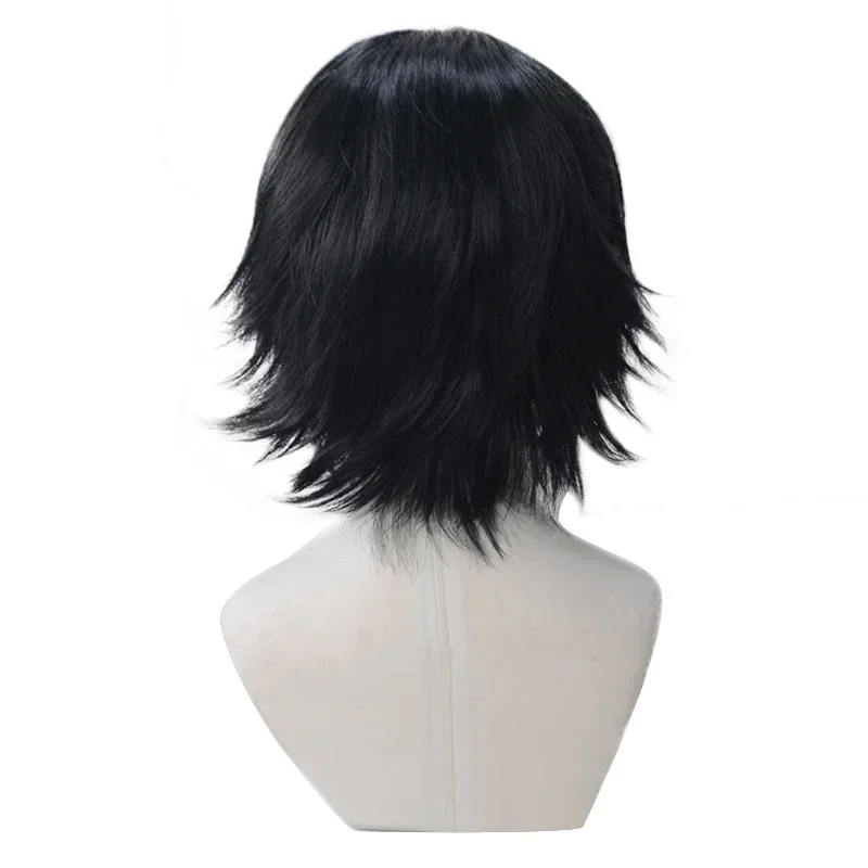 Короткий синтетический парик для косплея Hunter X мужчин и женщин черный Kulolo Lushilufelu в