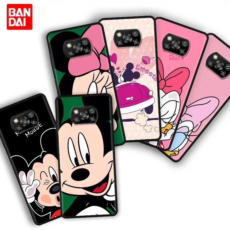 

Mickey Mouse Daisy Minnie Face Case for Xiaomi Poco X3 NFC F3 M3 11t 11 Lite Ultra Redmi Note 10s 10t Pro Plus 5G Silicone Soft