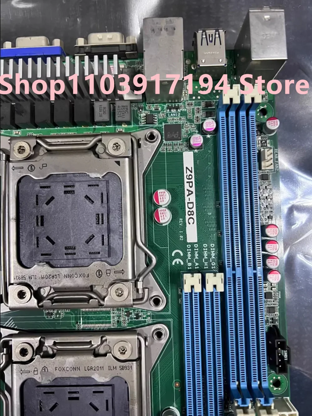 ДЛЯ Asus Z9PA-D8C 2011 двусторонняя серверная материнская плата поддержка E5 2680 V2