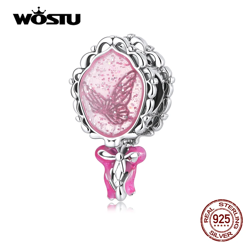 

Подвеска-Шарм «розовая принцесса» из серебра 925 пробы, CQC2205