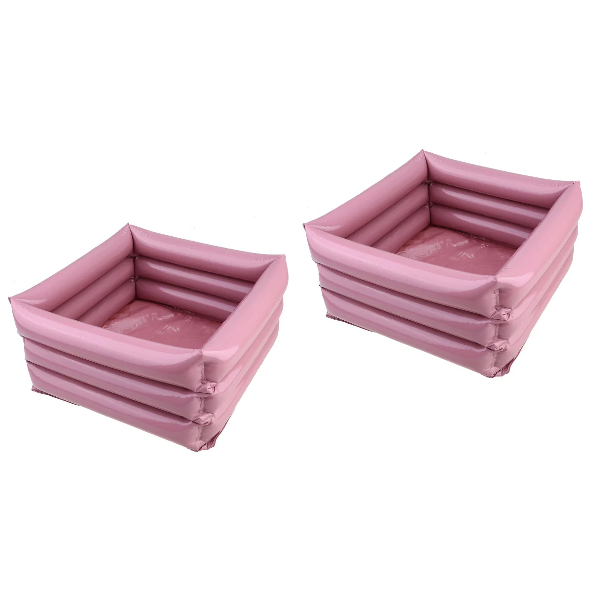 

2 Tub Soaker Bowl Foldable Wash Bin Basin Tub Hand Wash Basin