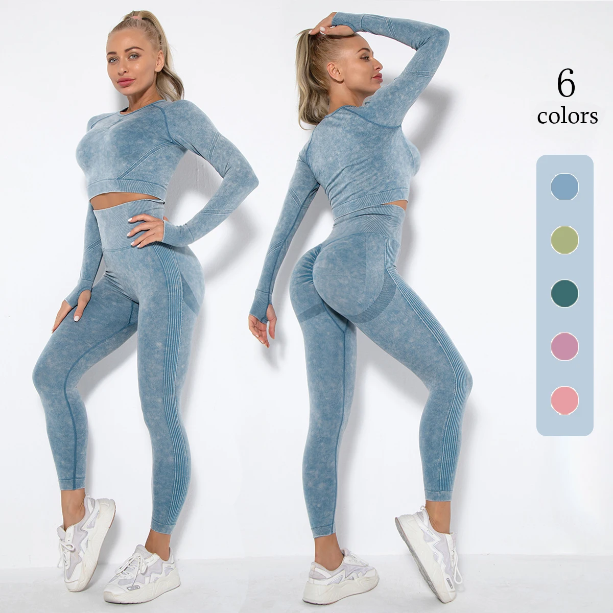 

Women's tracksuit Seamless Yoga Set Women Sportswear Suit For fitness Workout Clothes Sports Outfit Gym Clothing Sports Suits
