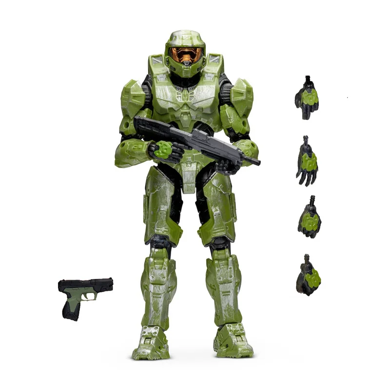 

Halao Spartan Out of Print Master Cheif 7-inch Movable Doll Model Fantasy Figurines Action Figures Collectible Present