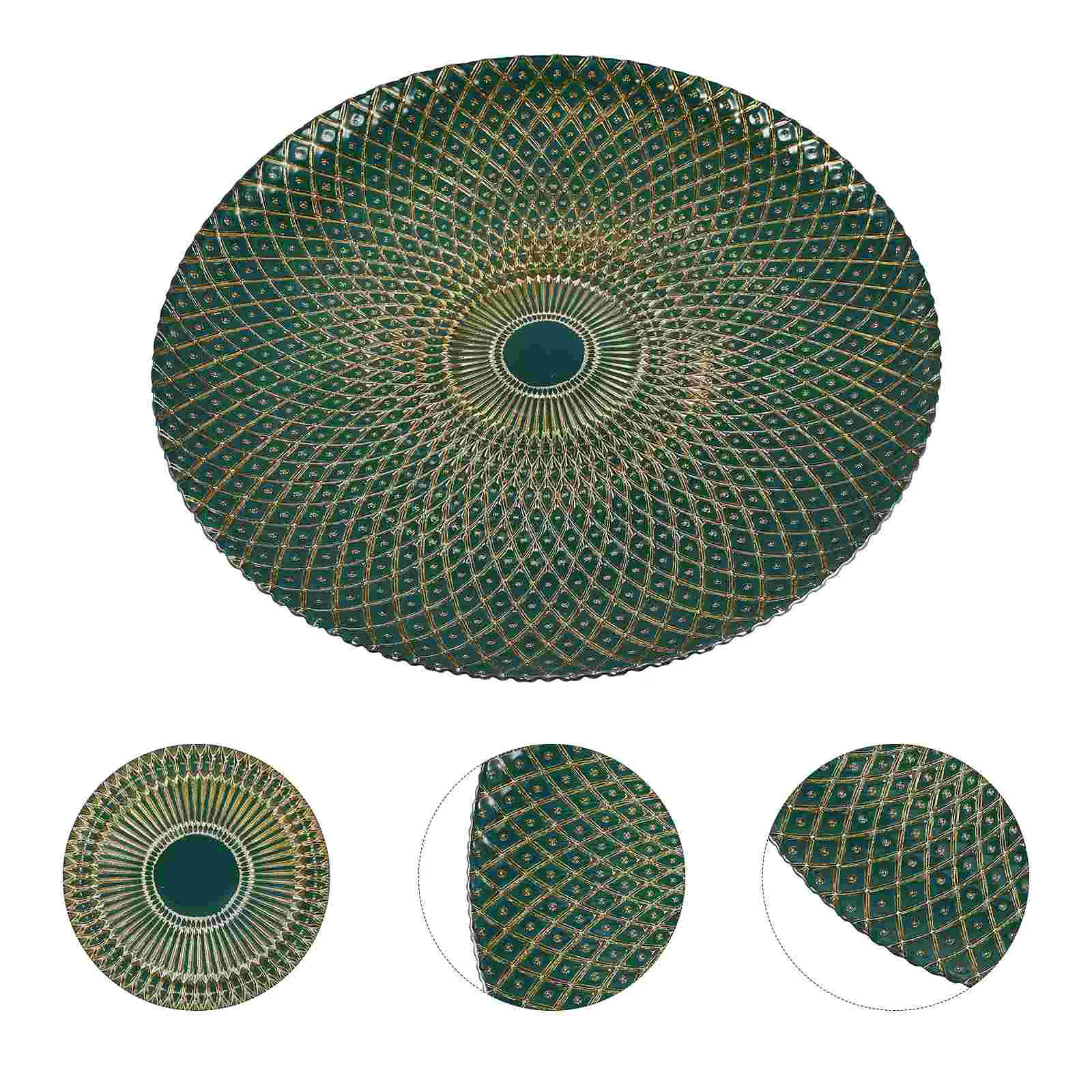 

Plate Trayplates Fruit Serving Bowl Decorative Snack Storage Candy Cake Dish Salad Appetizer Dinnerdessertparty Display
